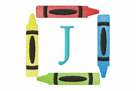 Crayons Frame Monogram Letter J: A Designer’s Honest Review