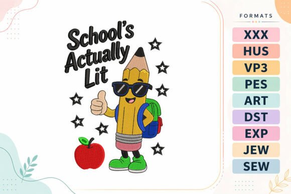 Pencil Back to School Quote: An Embroidery Designer’s Review